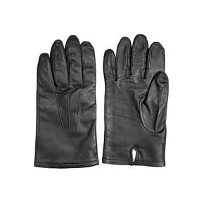 Lauer‎ Men's Black Leather Gloves